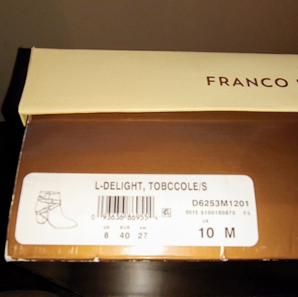 Franco Sarto Tobacco Boots 10 - Picture 6 of 6